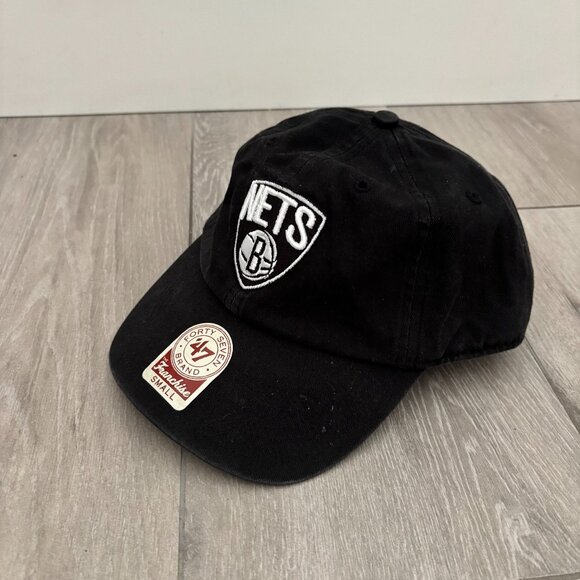 Men's Brooklyn Nets '47 Black Fitted Cap - Picture 2 of 5
